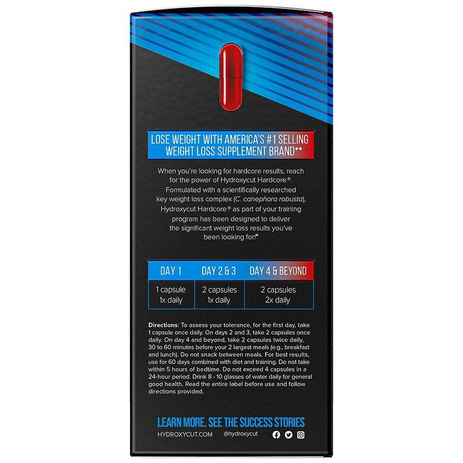 商品Hydroxycut|硬核减重 减肥支持,价格¥186,第2张图片详细描述