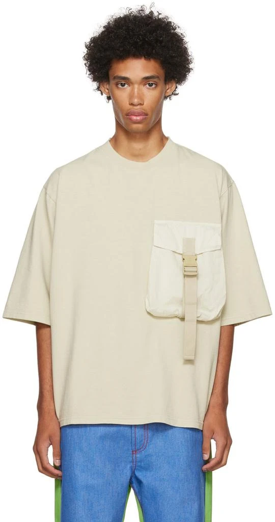 商品Moncler|米色 1 Moncler JW Anderson 系列 T 恤,价格¥3677,第1张图片