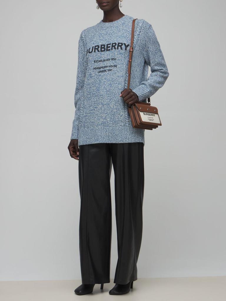 商品Burberry|Mabel Logo Wool & Cotton Knit Sweater,价格¥9253,第1张图片
