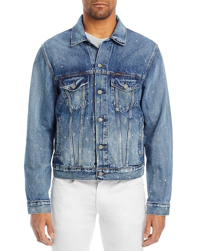 商品Ralph Lauren|Paint Splatter Denim Trucker Jacket,价格¥621,第2张图片详细描述