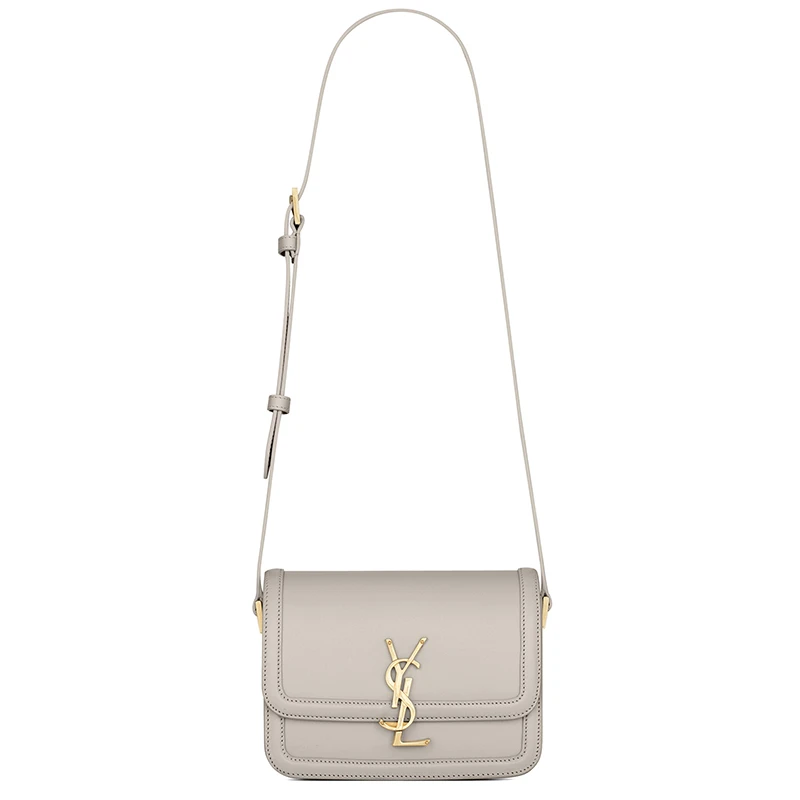 商品Yves Saint Laurent|SAINT LAURENT PARIS/圣罗兰 早春新款 复古白小牛皮 SOLFERINO小号皮革公文包皮革小挎包6343060SX0W9207,价格¥21095,第1张图片