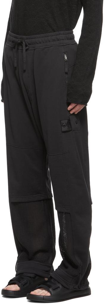 商品Stone Island|Black Cotton Lounge Pants,价格¥3482,第6张图片详细描述