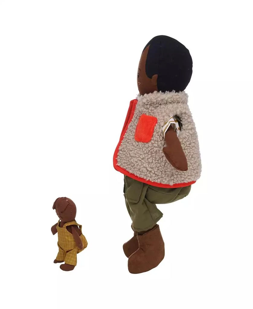 商品Manhattan Toy Company|Playmate Friends Ellis Doll with Mini Bunny Stuffed Animal,价格¥232,第4张图片详细描述