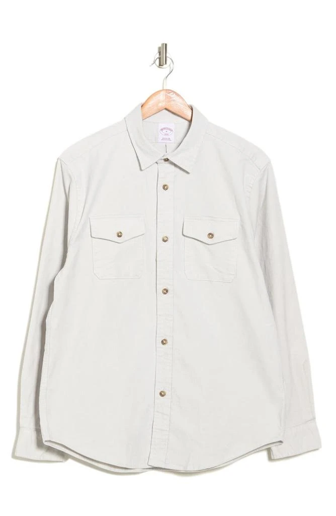 商品Brooks Brothers|Sport Fit Corduroy Shirt Jacket,价格¥211,第3张图片详细描述