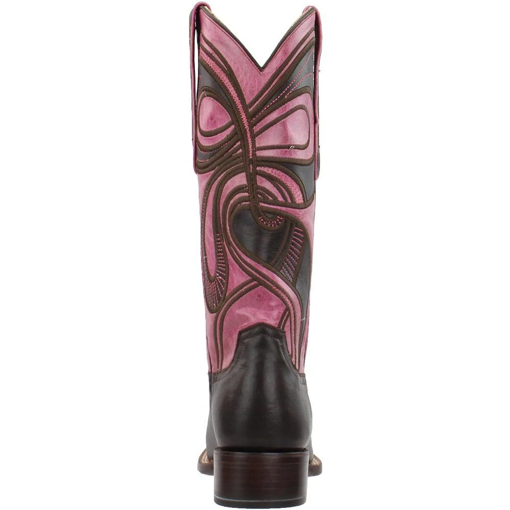 商品Lucchese|Hypnotic Swirl Square Toe Cowboy Boots,价格¥1022,第4张图片详细描述