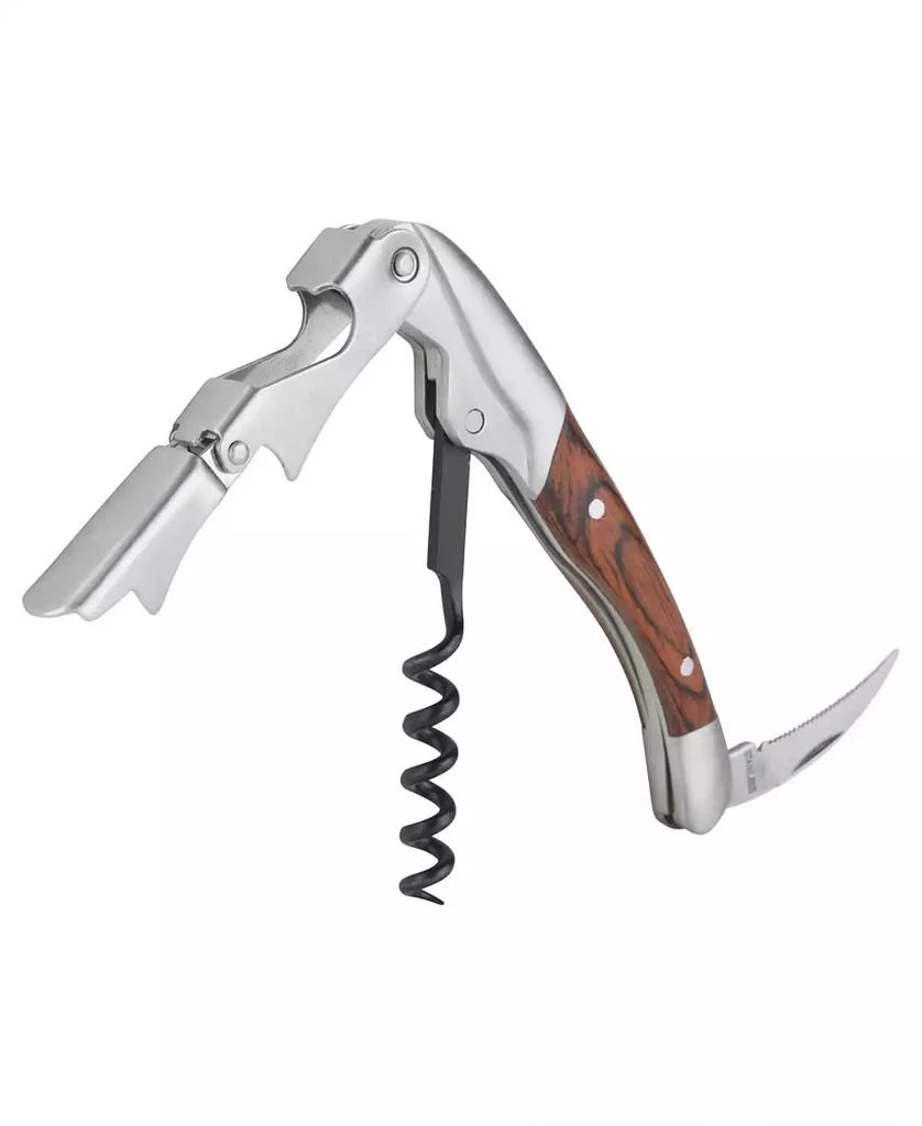 商品True Brands|Wood Handle Double-Hinged Waiter's Corkscrew,价格¥193,第2张图片详细描述