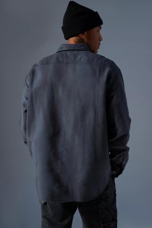 商品BDG|BDG Aiden Chamois Sunwashed Shirt,价格¥622,第5张图片详细描述