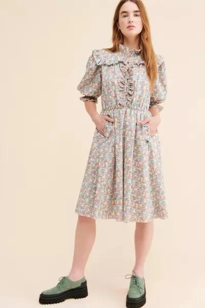 商品Saint Geraldine|Saint Geraldine Nena Ruffled Dress,价格¥225,第4张图片详细描述