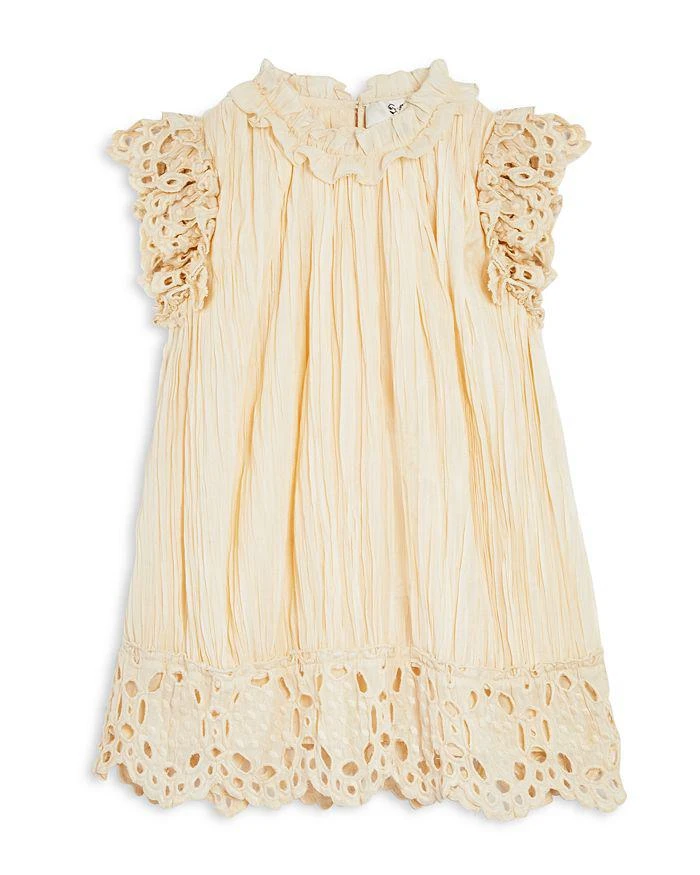 商品Sea|Girls' Elise Eyelet Dress - Little Kid, Big Kid,价格¥368,第1张图片