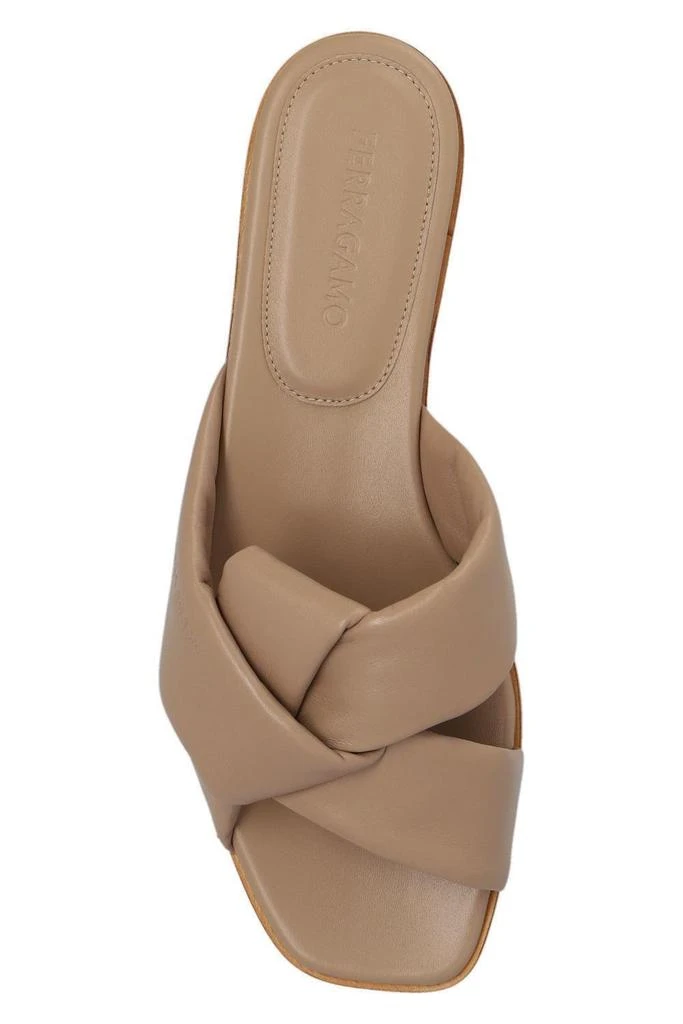商品Salvatore Ferragamo|Ferragamo Knot Detailed Slip-On Sandals,价格¥3332,第4张图片详细描述