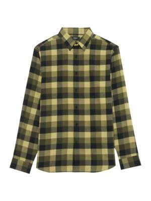 商品Theory|Irving Hunter Plaid Button-Up,价格¥278,第4张图片详细描述