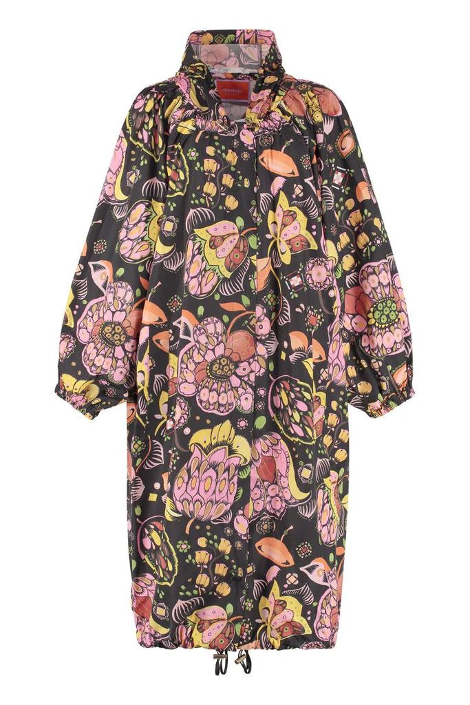 商品LA DOUBLE J|LA DOUBLEJ HOODED TECHNO FABRIC RAINCOAT,价格¥3497,第1张图片