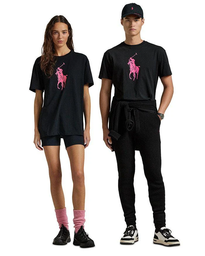 商品Ralph Lauren|Big Unisex Pink Pony Logo Tee,价格¥476,第5张图片详细描述