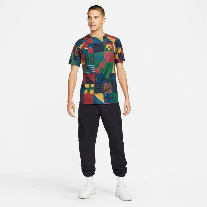 商品NIKE|Men's Nike Portugal Dri-FIT Pre-Match Soccer Top,价格¥523,第2张图片详细描述