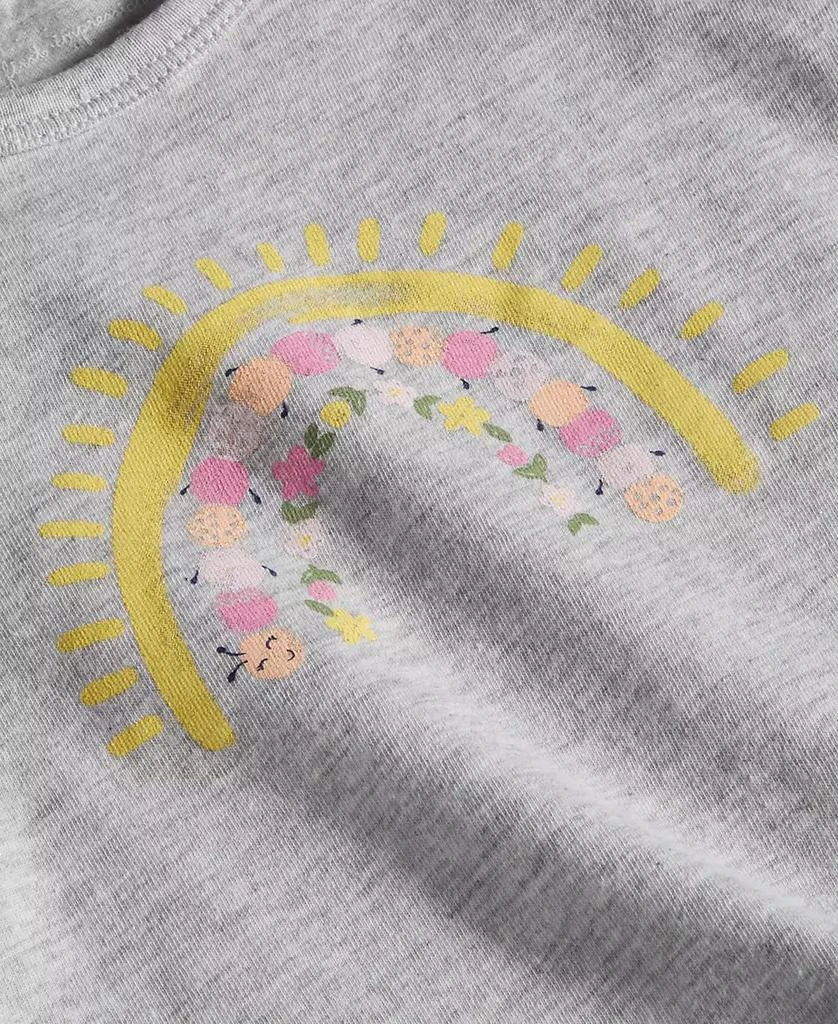 商品First Impressions|Baby Girls Rainbow Sun Graphic T-Shirt, Created for Macy's,价格¥15,第3张图片详细描述