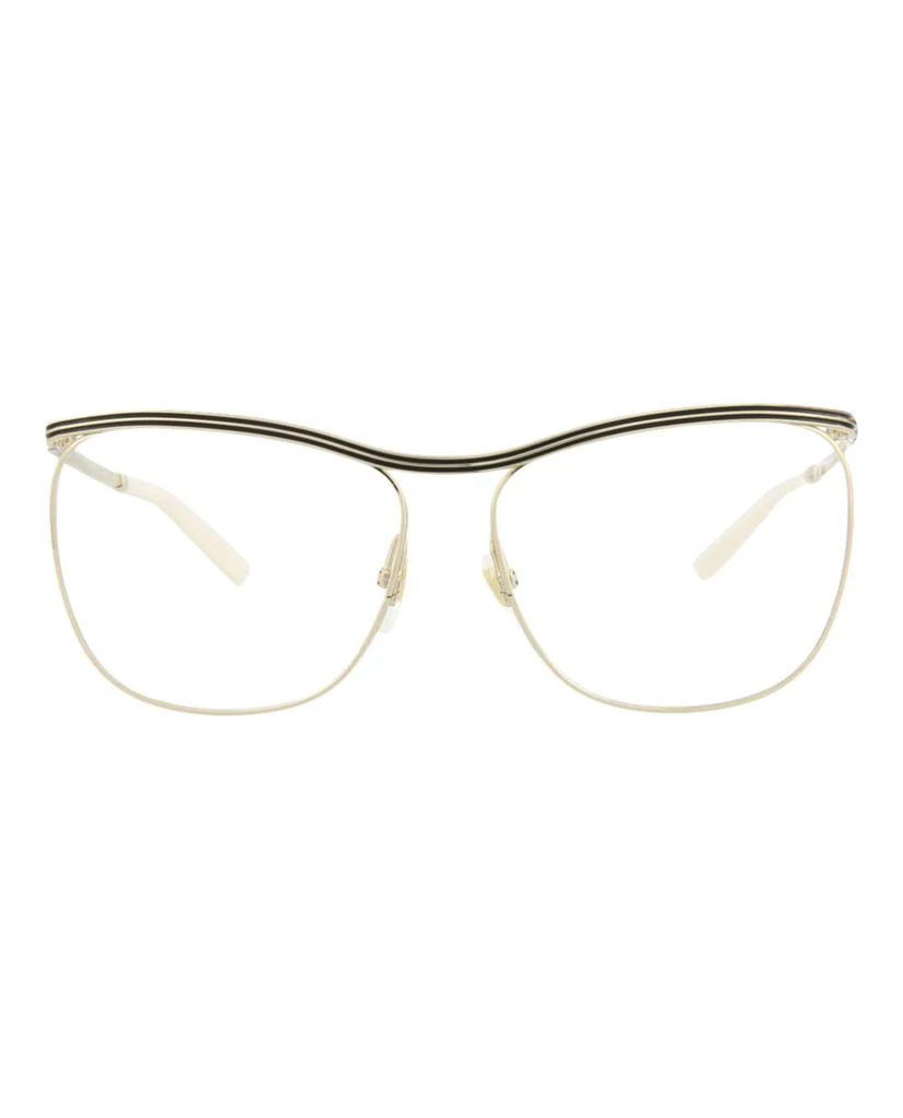 商品Gucci|Square-Frame Metal Optical Frames,价格¥967,第1张图片