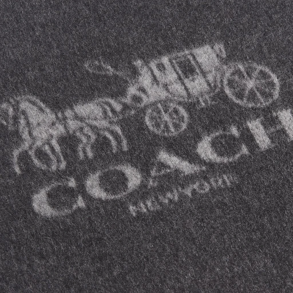 商品Coach|Coach Horse And Carriage Reversible Cashmere Muffler Scarf,价格¥1453,第3张图片详细描述