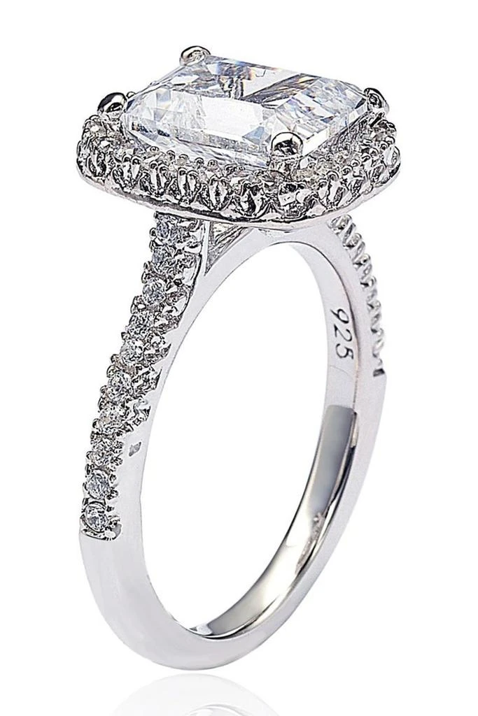 商品Suzy Levian|Emerald Cut Cubic Zirconia Ring,价格¥1153,第4张图片详细描述