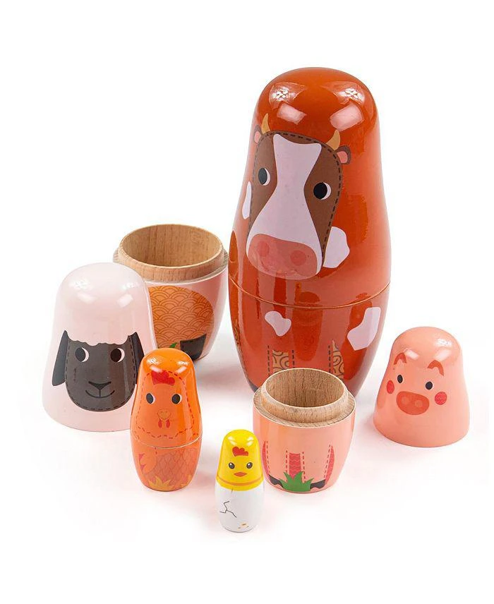 商品Tidlo|Farm Animal Russian Dolls - Ages 3 Years +,价格¥367,第1张图片
