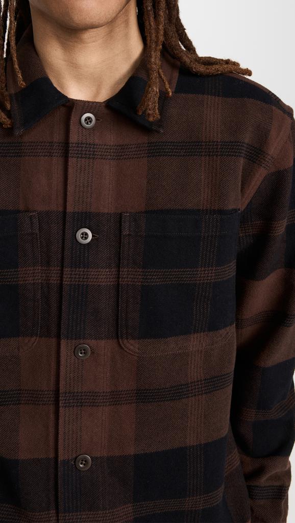 Madewell Indoor Boxy Shirt Jacket Heavy Brushed Flannel商品第6张图片规格展示