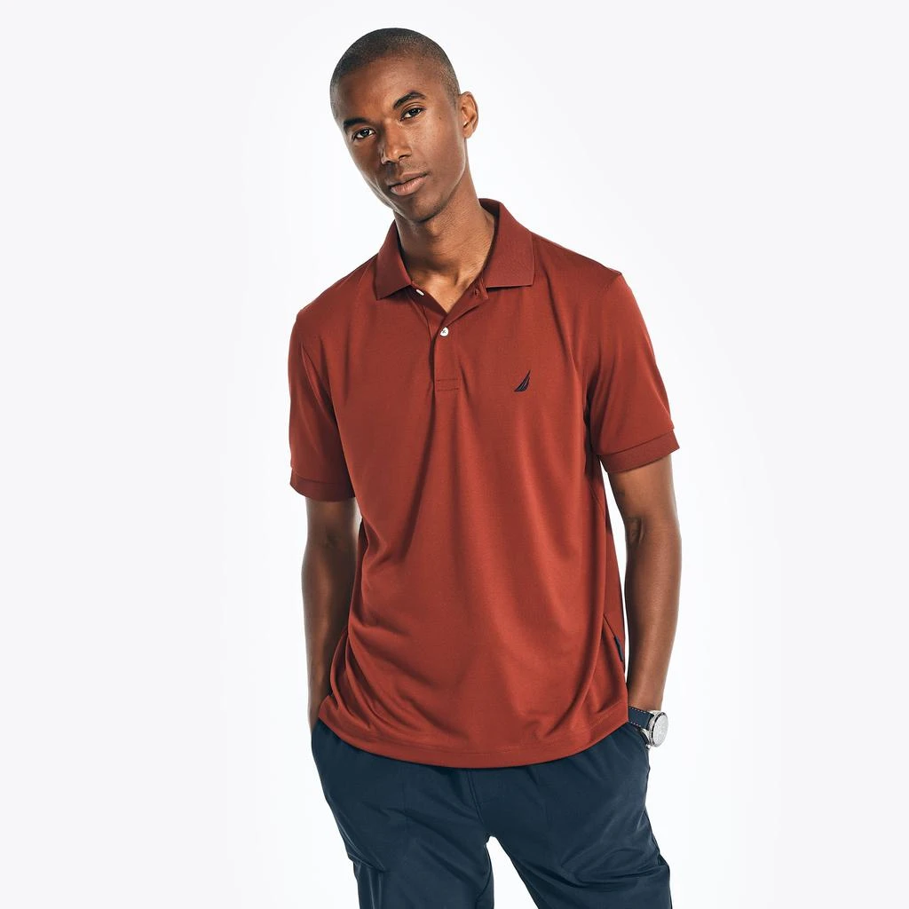 商品Nautica|男士经典版型Navtech Polo 衫 透气吸湿排汗 多款配色,价格¥162,第2张图片详细描述