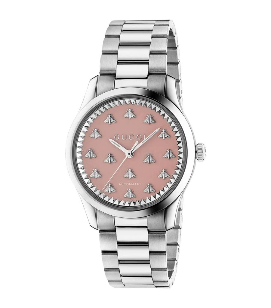 商品Gucci|Stainless Steel G-Timeless Multibee Watch 38mm,价格¥15614,第1张图片