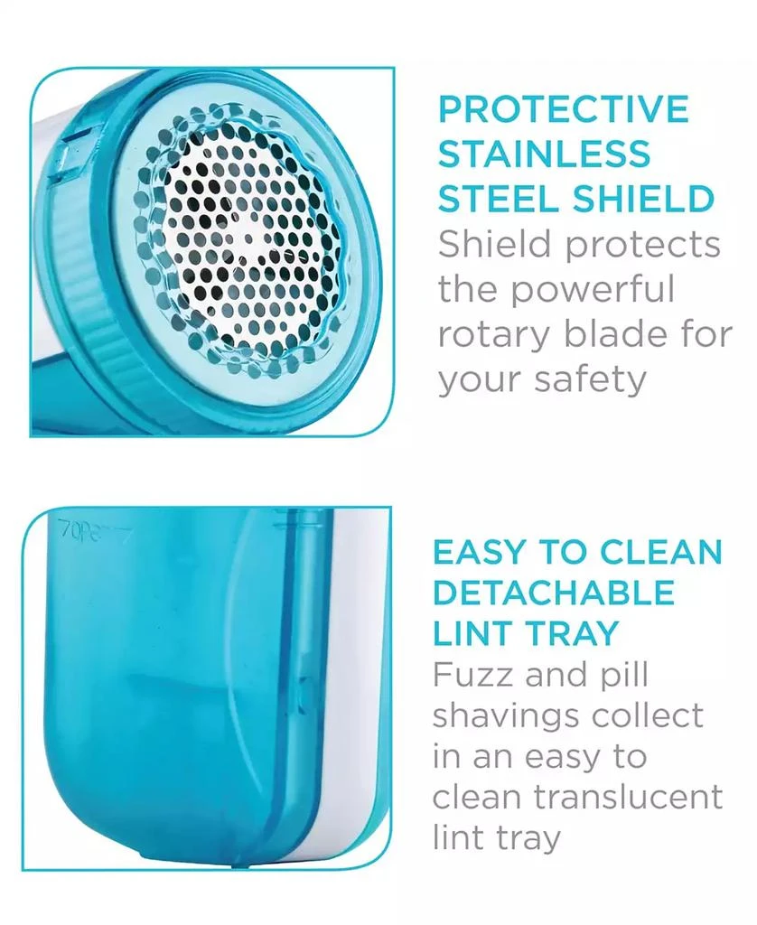 商品True & Tidy|Fabric Shaver and Lint Remover with Fabric Shield,价格¥221,第4张图片详细描述