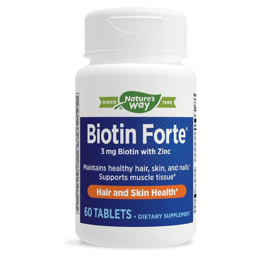 商品Nature's Way|Biotin Forte Tablets,价格¥75,第1张图片