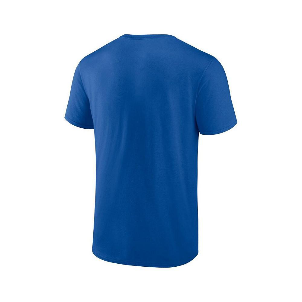 商品Fanatics|Men's Branded Royal New York Rangers Special Edition 2.0 Wordmark T-shirt,价格¥216,第4张图片详细描述