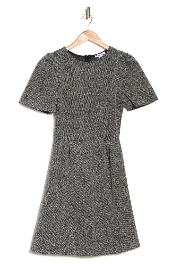 商品Love Ady|Short Sleeve Boucle Tweed A-Line Dress,价格¥342,第3张图片详细描述