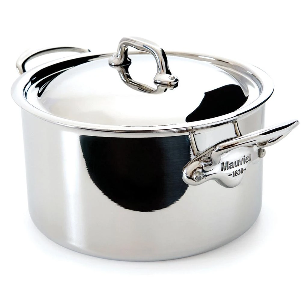 商品Mauviel|M'Cook 6.4 qt. Stainless Steel Stewpan & Lid,价格¥3096,第1张图片