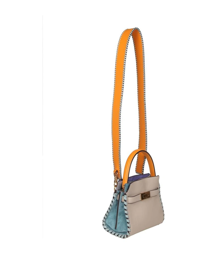 商品Tory Burch|Lee Radziwill Whipstitch Petite Double Bag,价格¥5721,第2张图片详细描述