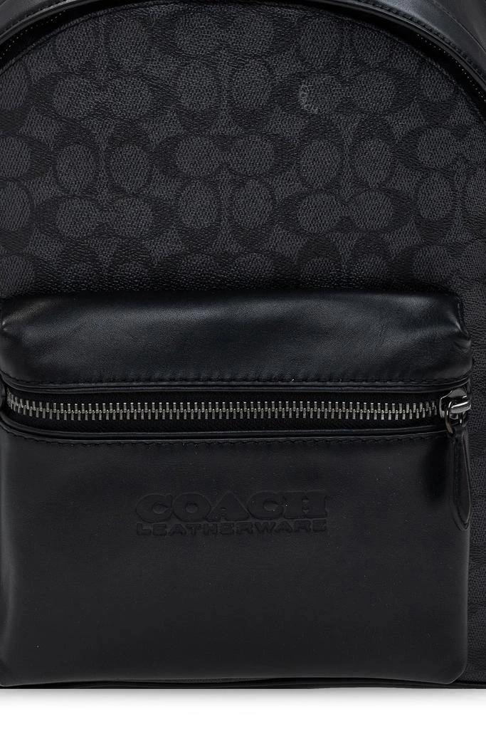 商品Coach|Coach Charter Monogram Pattern Zipped Backpack,价格¥3575,第5张图片详细描述