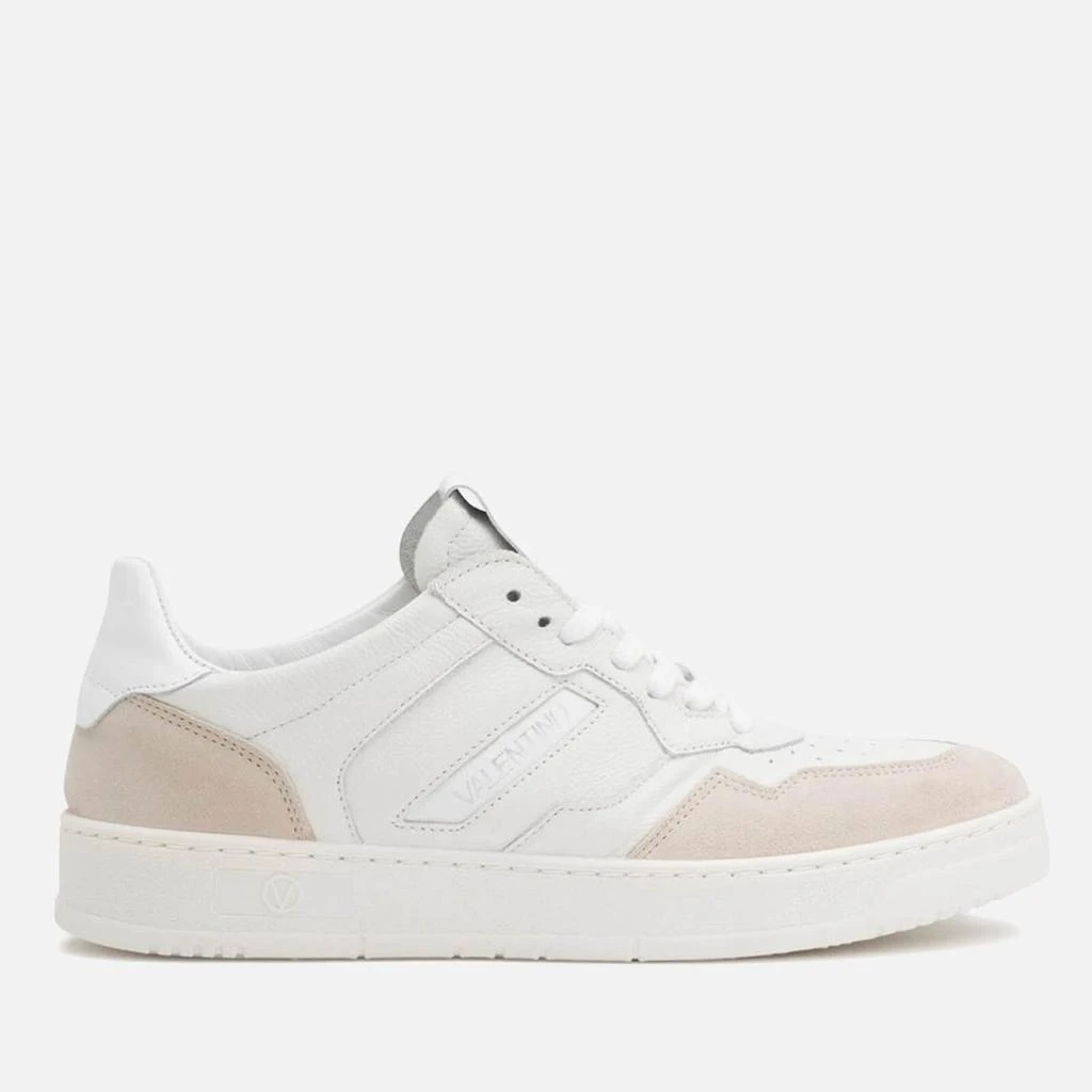 商品Valentino|Valentino Men's Apollo Basket Leather and Suede Trainers,价格¥993,第1张图片