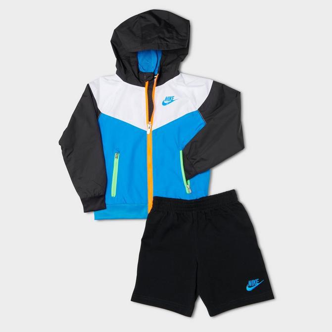 Kids' Toddler Nike Thrill Seeker Windrunner Jacket and Shorts Set商品第2张图片规格展示