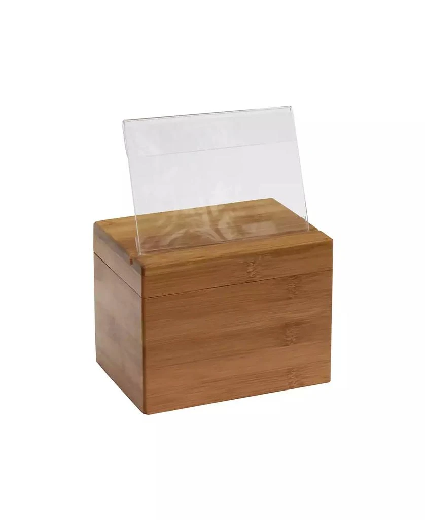 商品Oceanstar|Bamboo Recipe Box with Divider,价格¥215,第3张图片详细描述