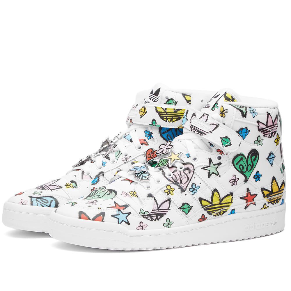 商品Adidas|Adidas x Jeremy Scott Forum 84 Hi Mono,价格¥1347,第1张图片