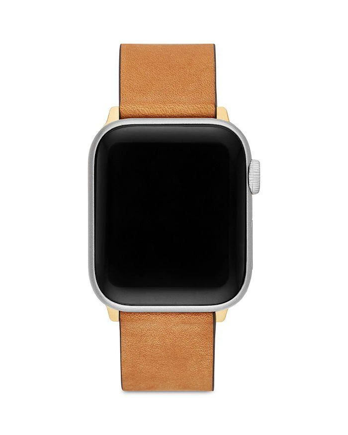 商品Tory Burch|Apple Watch® Eleanor Leather Strap,价格¥1014,第2张图片详细描述