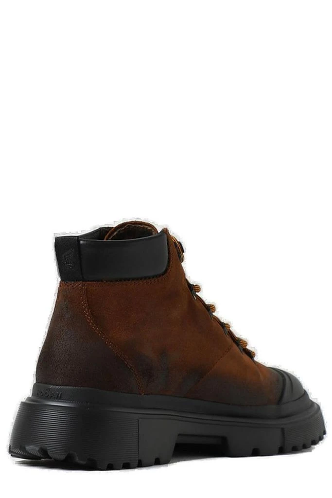 商品hogan|Hogan H619 Chunky-Sole Lace-Up Boots,价格¥3293,第2张图片详细描述