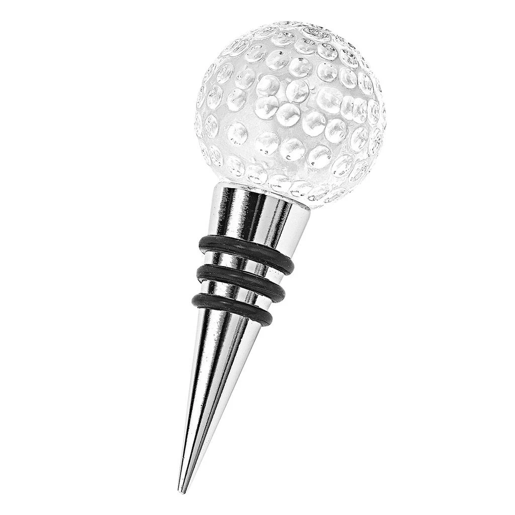 商品Homezia|Hand Crafted Crystal Golf Ball Bottle Stopper,价格¥467,第1张图片