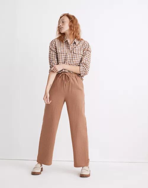 商品Madewell|Jacquard Pull-On Pants,价格¥1092,第1张图片