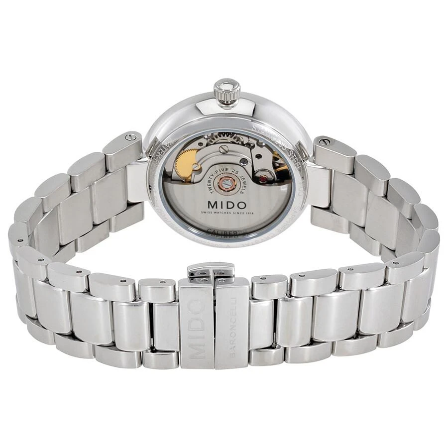 商品MIDO|Baroncelli II珍珠贝母表盘女士机械腕表 33mm M022.207.61.116.11,价格¥3339,第3张图片详细描述