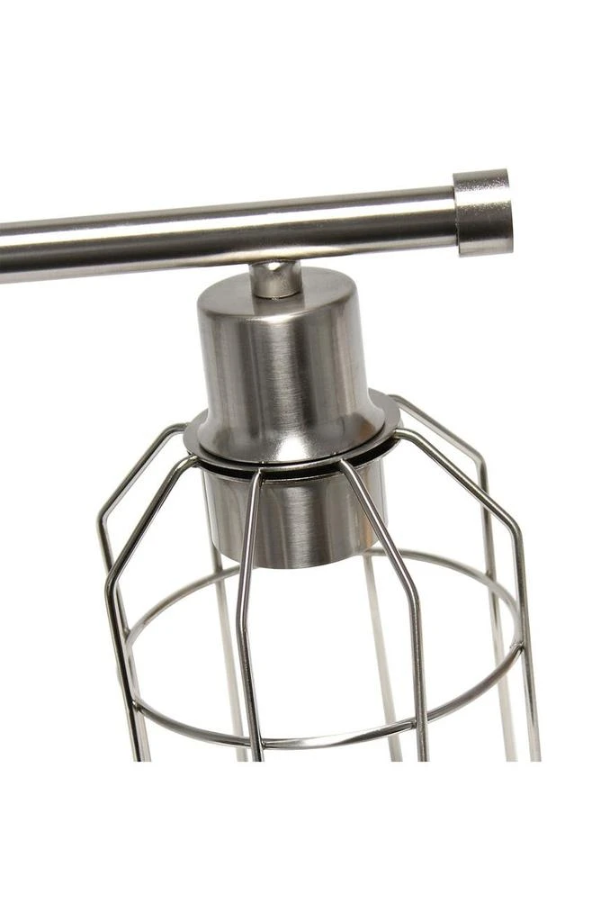 商品LALIA HOME|3 Light Industrial Wired Vanity Light, Brushed Nickel,价格¥746,第3张图片详细描述