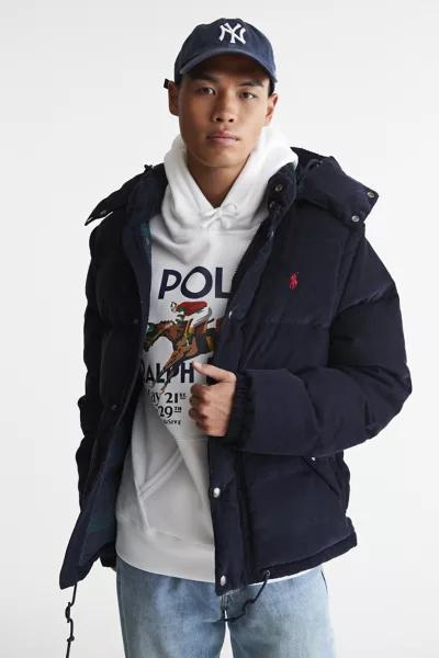 Polo Ralph Lauren Corduroy Boulder Puffer Jacket商品第1张图片规格展示