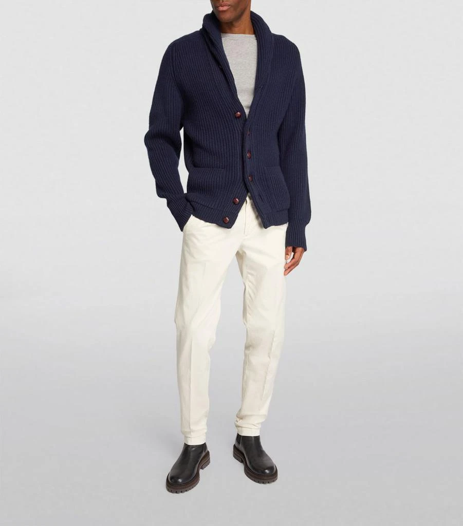 商品Harrods|Cashmere Shawl-Collar Cardigan,价格¥8540,第2张图片详细描述