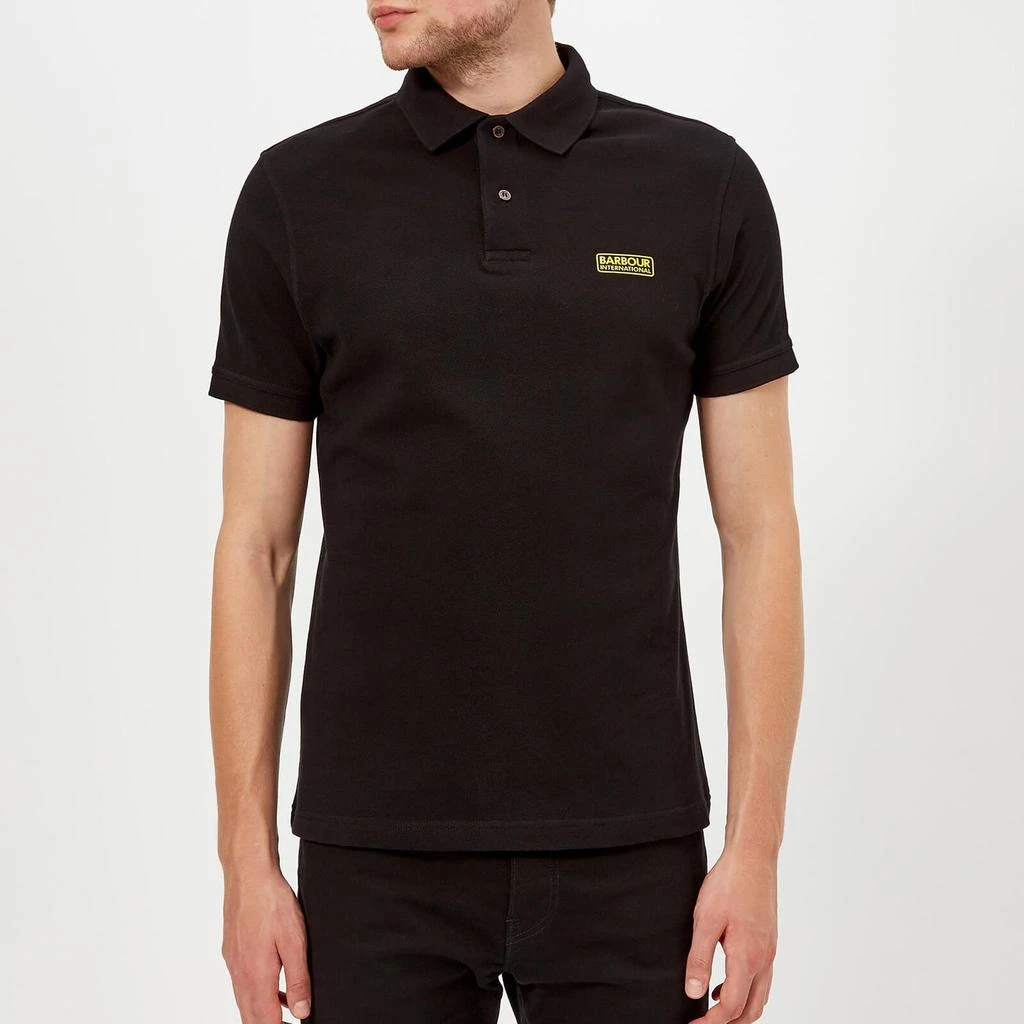 商品Barbour|Barbour International Men's Essential Polo Shirt - Black,价格¥199,第1张图片