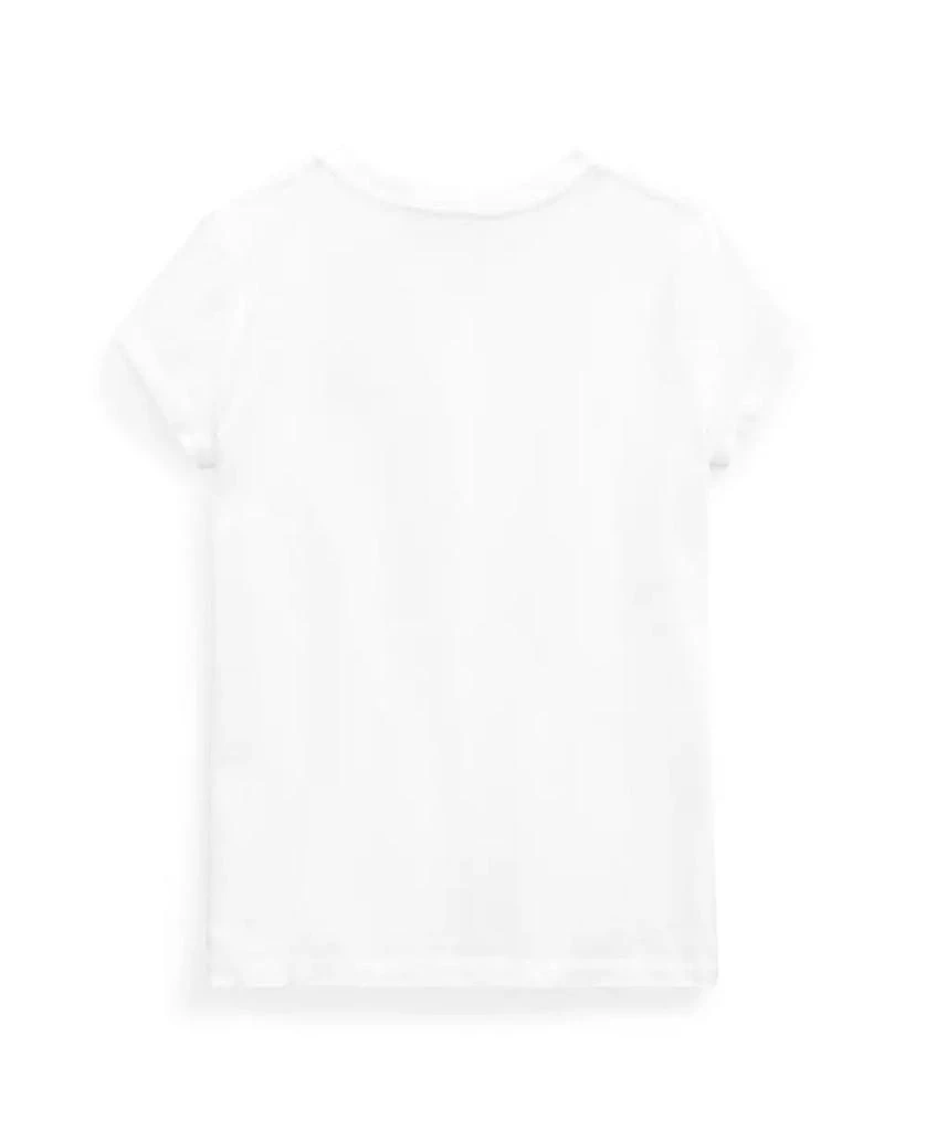 商品Ralph Lauren|Big Girls Cotton Jersey V-Neck T-shirt,价格¥224,第5张图片详细描述