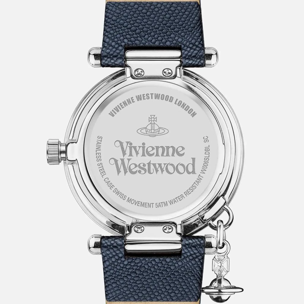 商品Vivienne Westwood|Vivienne Westwood Women's Orb Heart Watch - Blue/Silver,价格¥1696,第3张图片详细描述