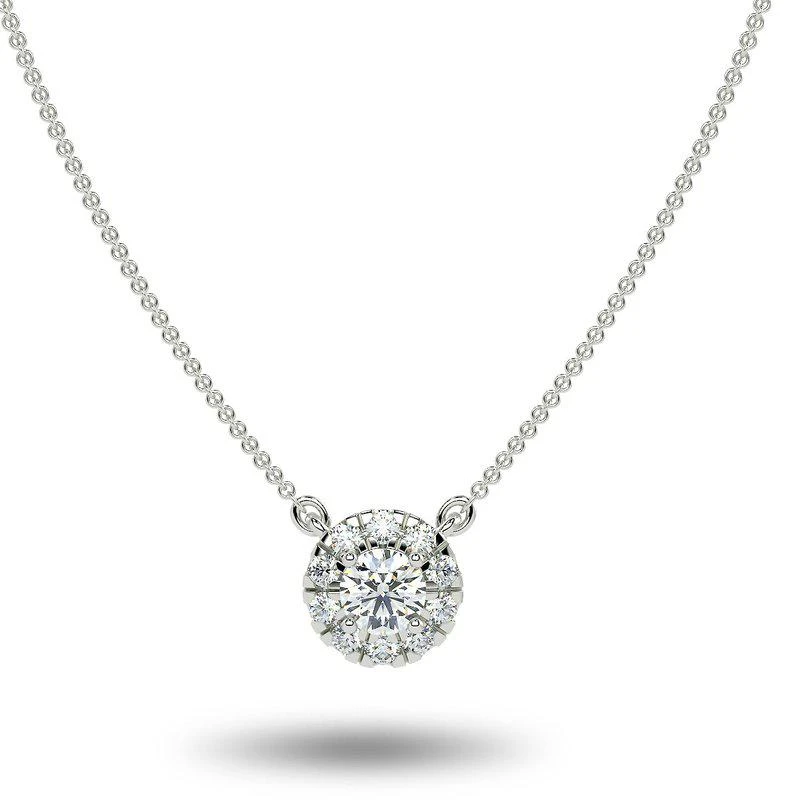 商品Brilliant Carbon|Mira Necklace White Gold (0.53 Ct. Tw.),价格¥3617,第1张图片