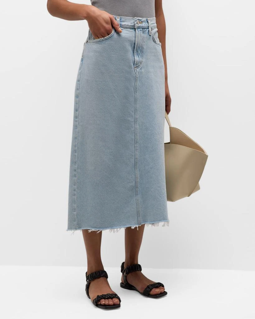 商品AGOLDE|Della Denim Midi Skirt,价格¥697,第2张图片详细描述